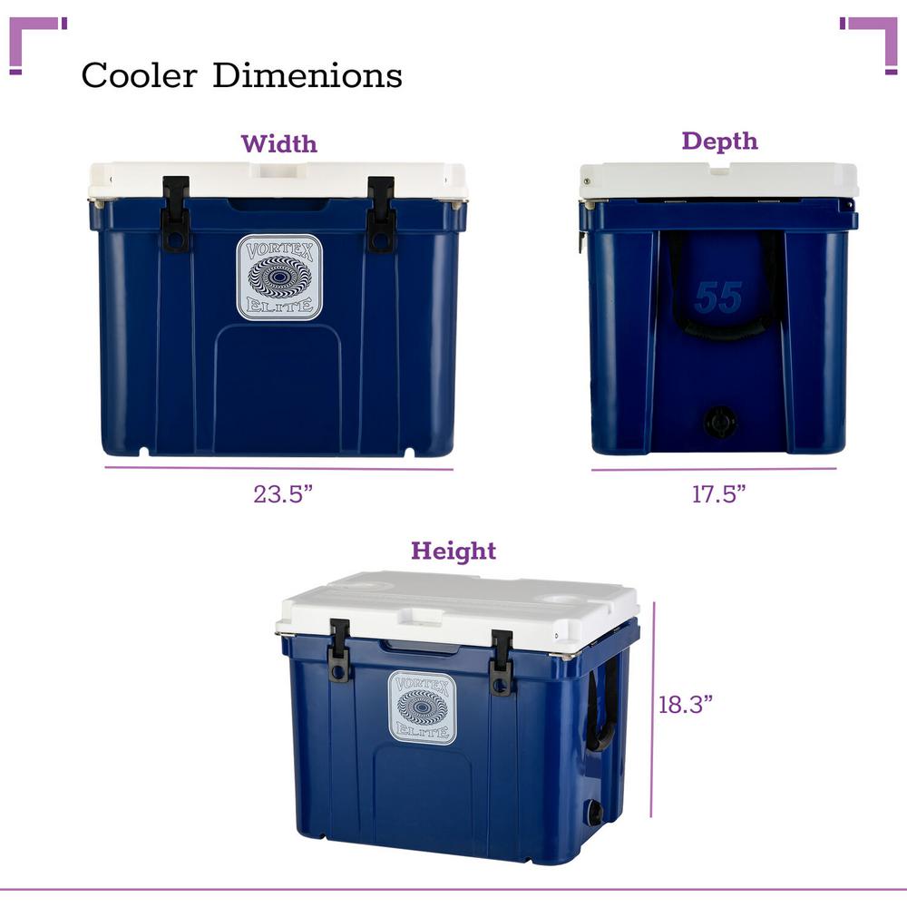 navy blue cooler