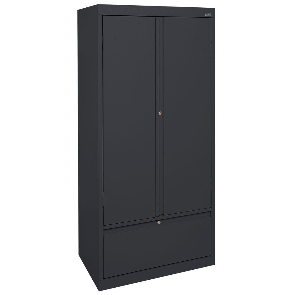 Sandusky System Series 30 in. W x 42 in. H x 18 in. D Counter Height Storage with Fixed