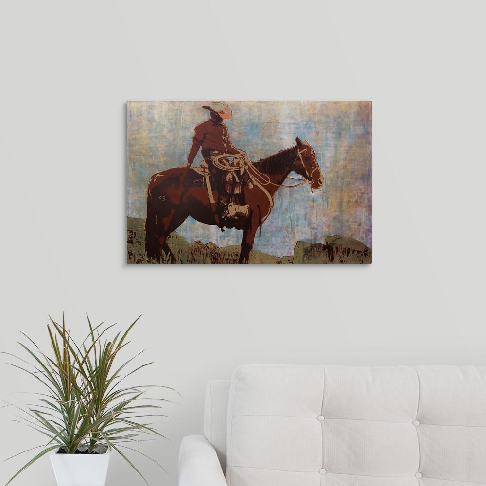 Greatbigcanvas Western Moment By Maura Allen Canvas Wall Art