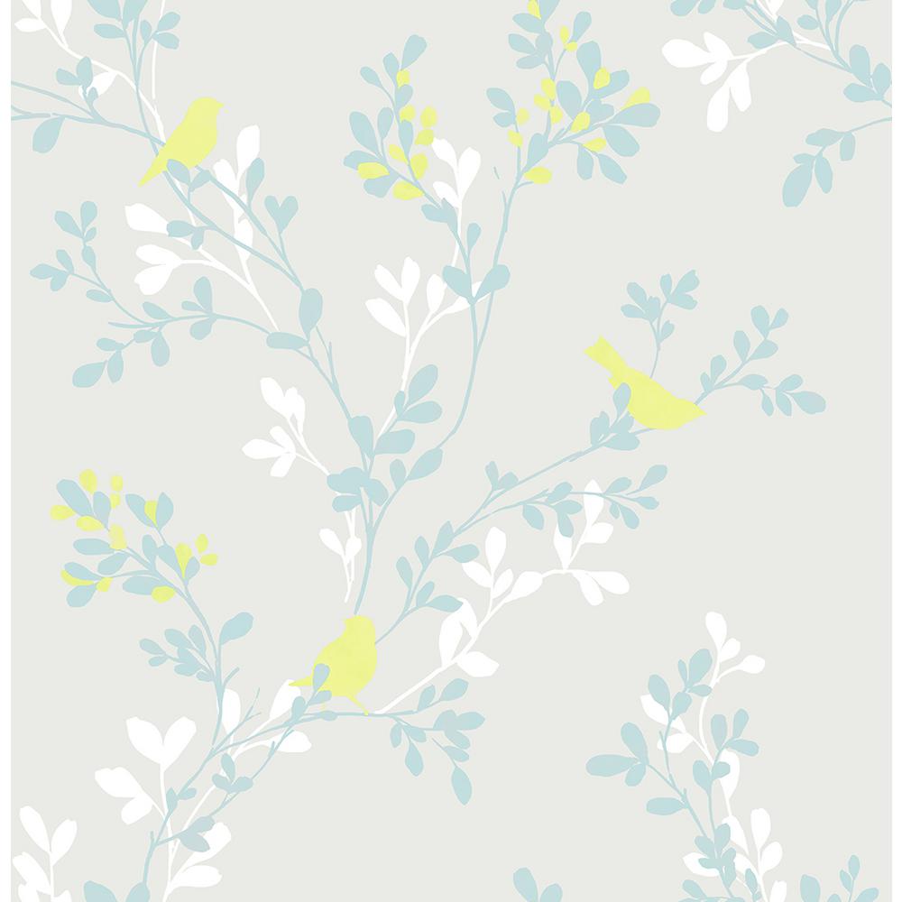 Brewster Chirp Grey Birds And Trees Wallpaper 2704 22680 The Home Brewster Chirp Grey Birds And Trees Wallpaper