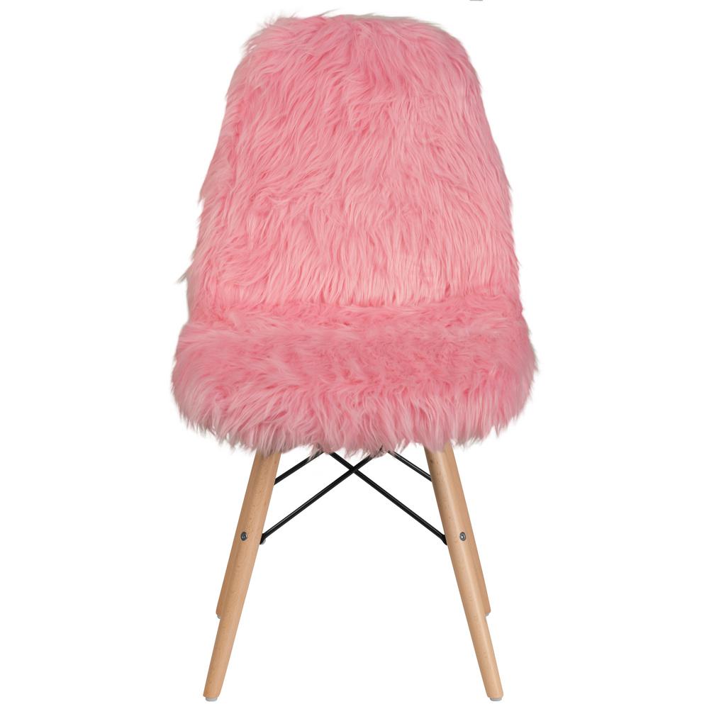 Flash Furniture Shaggy Dog Light Pink Accent Chair Dl8 The