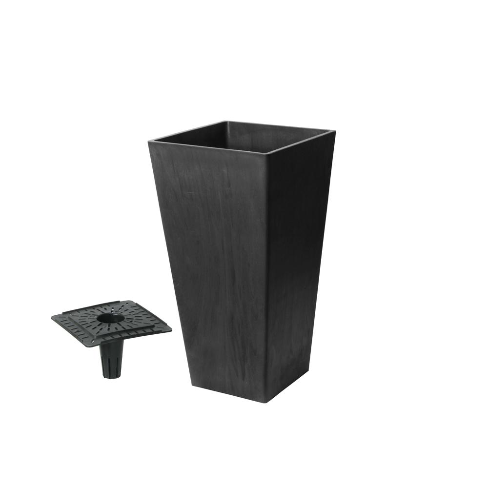 Algreen Valencia Squarewith Self-Watering Tray 11 in. x 19.3 in. H ...