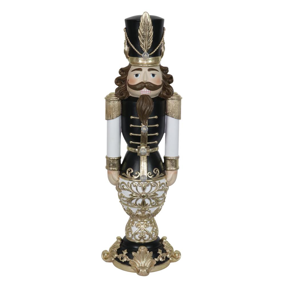 black nutcracker statues