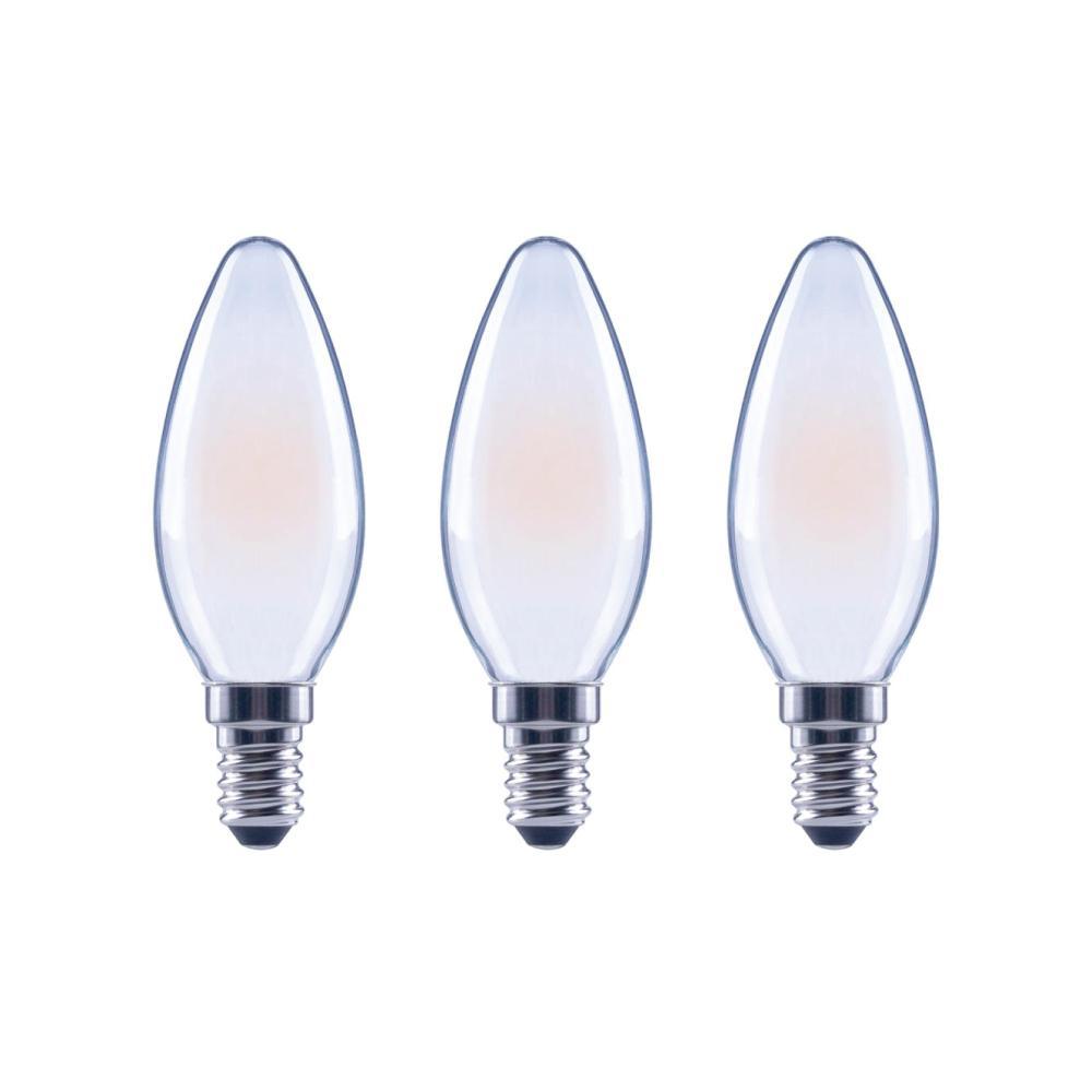 EcoSmart 40Watt Equivalent B11 Dimmable ENERGY STAR Frosted Glass