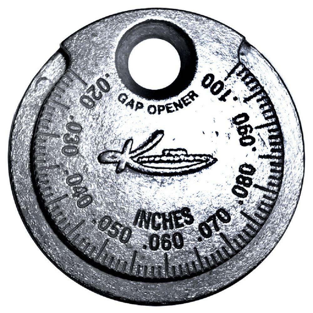 Spark plug gapping tool