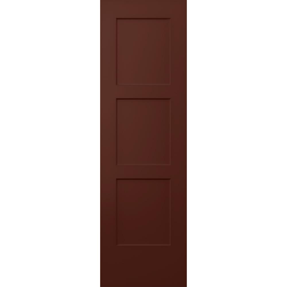Jeld Wen 24 In X 80 In Birkdale Milk Chocolate Stain Smooth