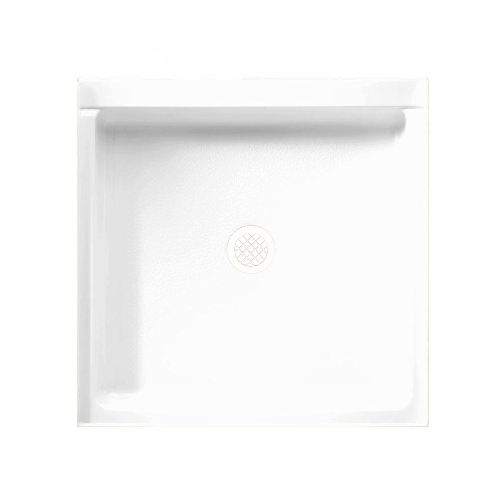 Swan 32 In X 32 In Solid Surface Single Threshold Shower Pan In