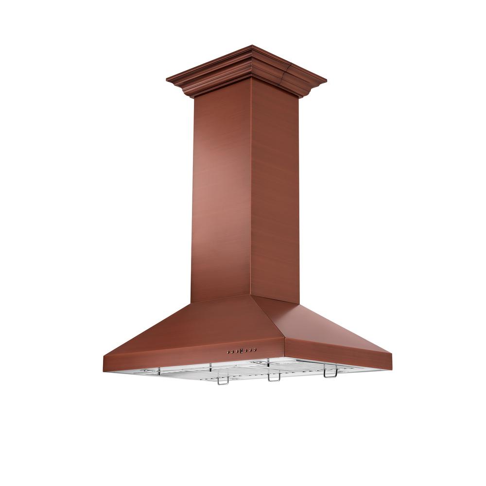 ZLINE Kitchen and Bath ZLINE 36 in. 760 CFM Designer Series Copper