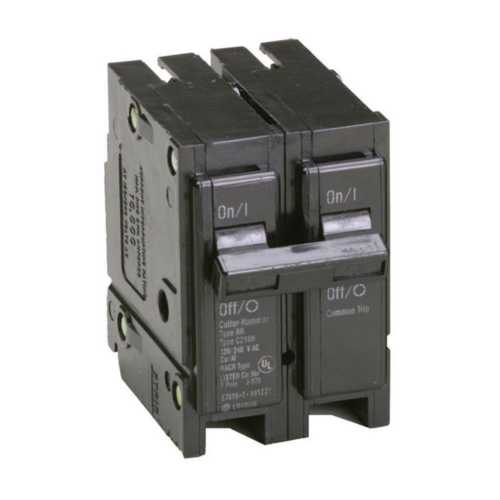 20-Amp BR220R 120//240-VAC Eaton Cutler-Hammer BR220 BR-Series Circuit Breaker 2-Pole