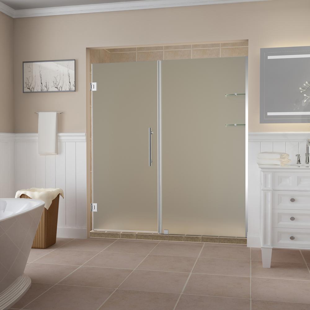 Aston Belmore Gs 54 25 To 55 25 X 72 Frameless Hinged Shower Door