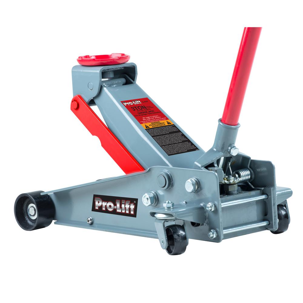 Big Red 3 5 Ton Steel Floor Jack T83502 The Home Depot