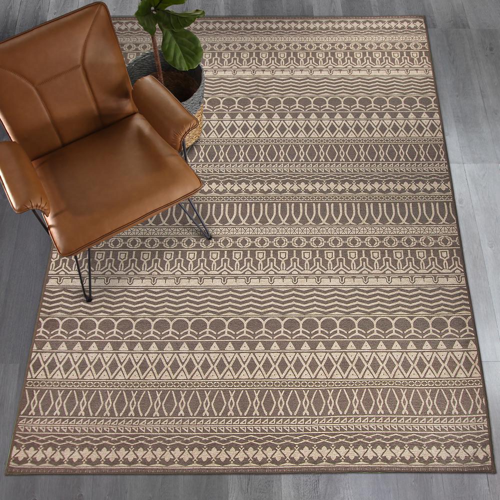 Ruggable Washable Cadiz Espresso 2.5 ft. x 7 ft. Stain Resistant Runner Rug131671WEB The Home