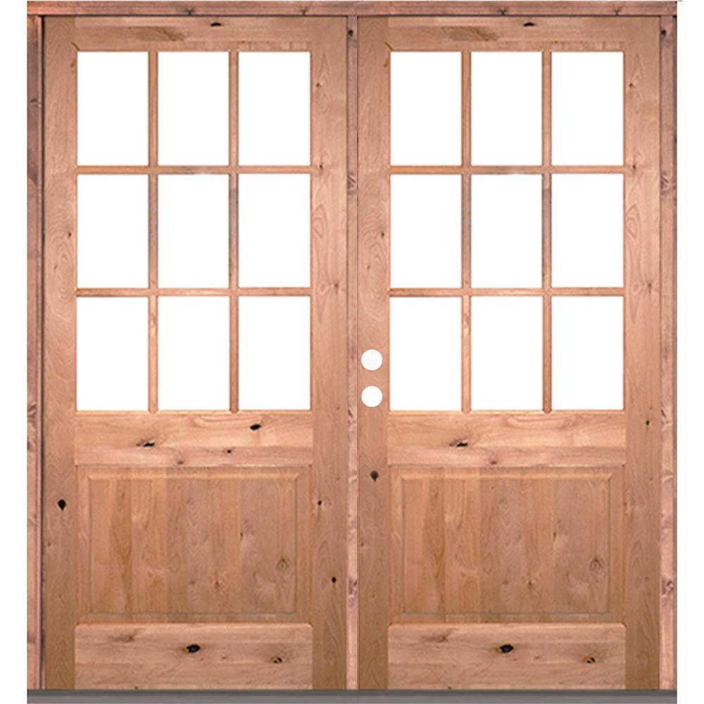 Krosswood Doors 72 in. x 80 in. Craftsman Knotty Alder 9