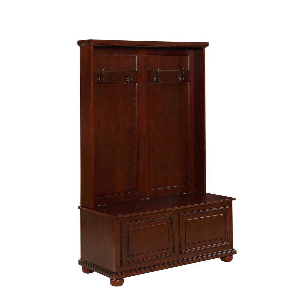 Wood Hall Trees Entryway Furniture The Home Depot