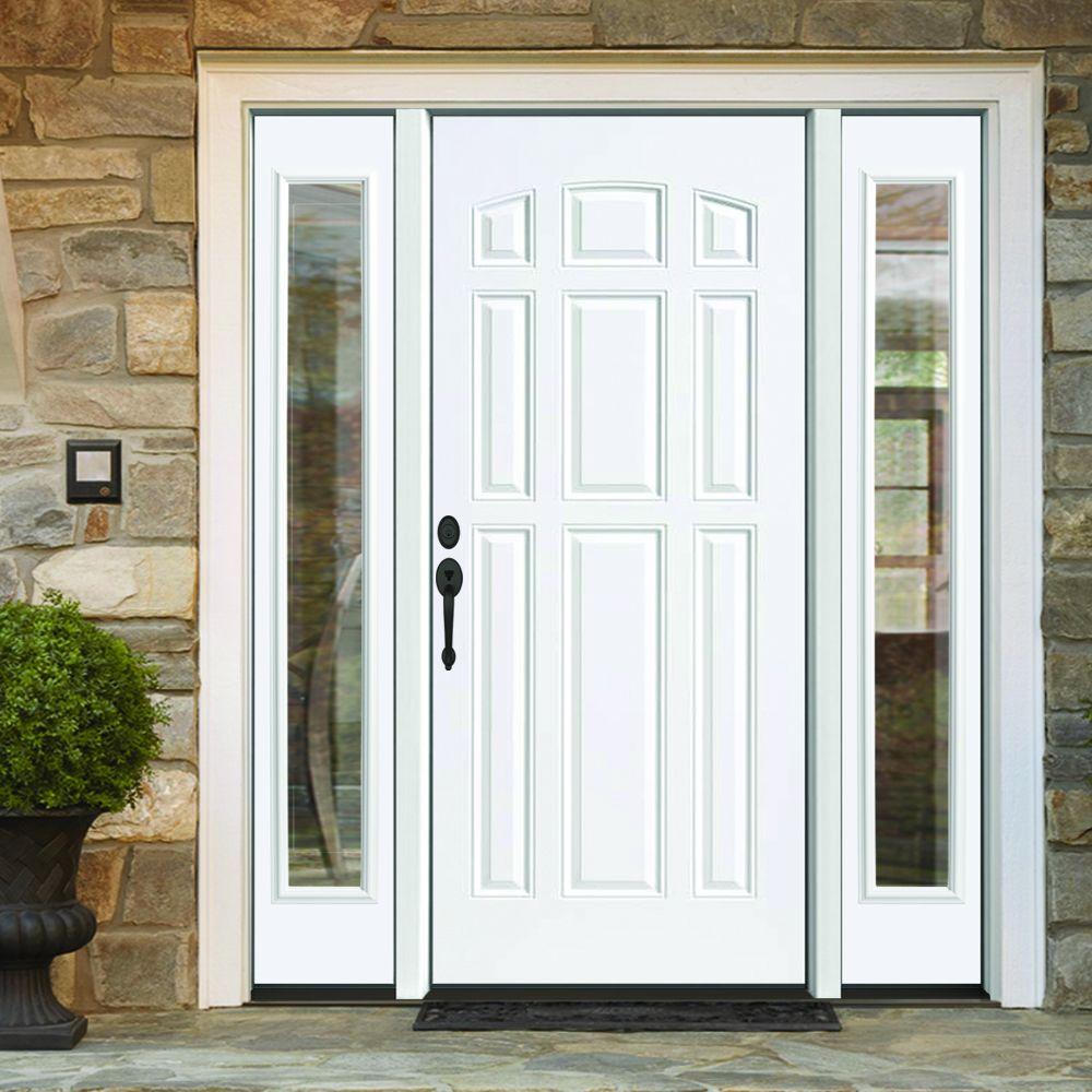 Steves Sons 60 In X 80 In 9 Panel Primed White Right Hand