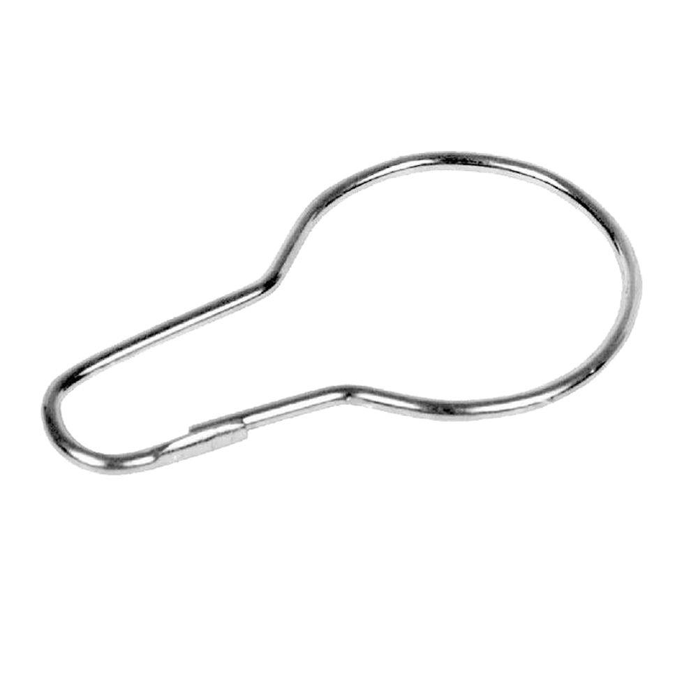 Dearborn Br Shower Curtain Pins 1056 The Home Depot Shower Curtain Pins