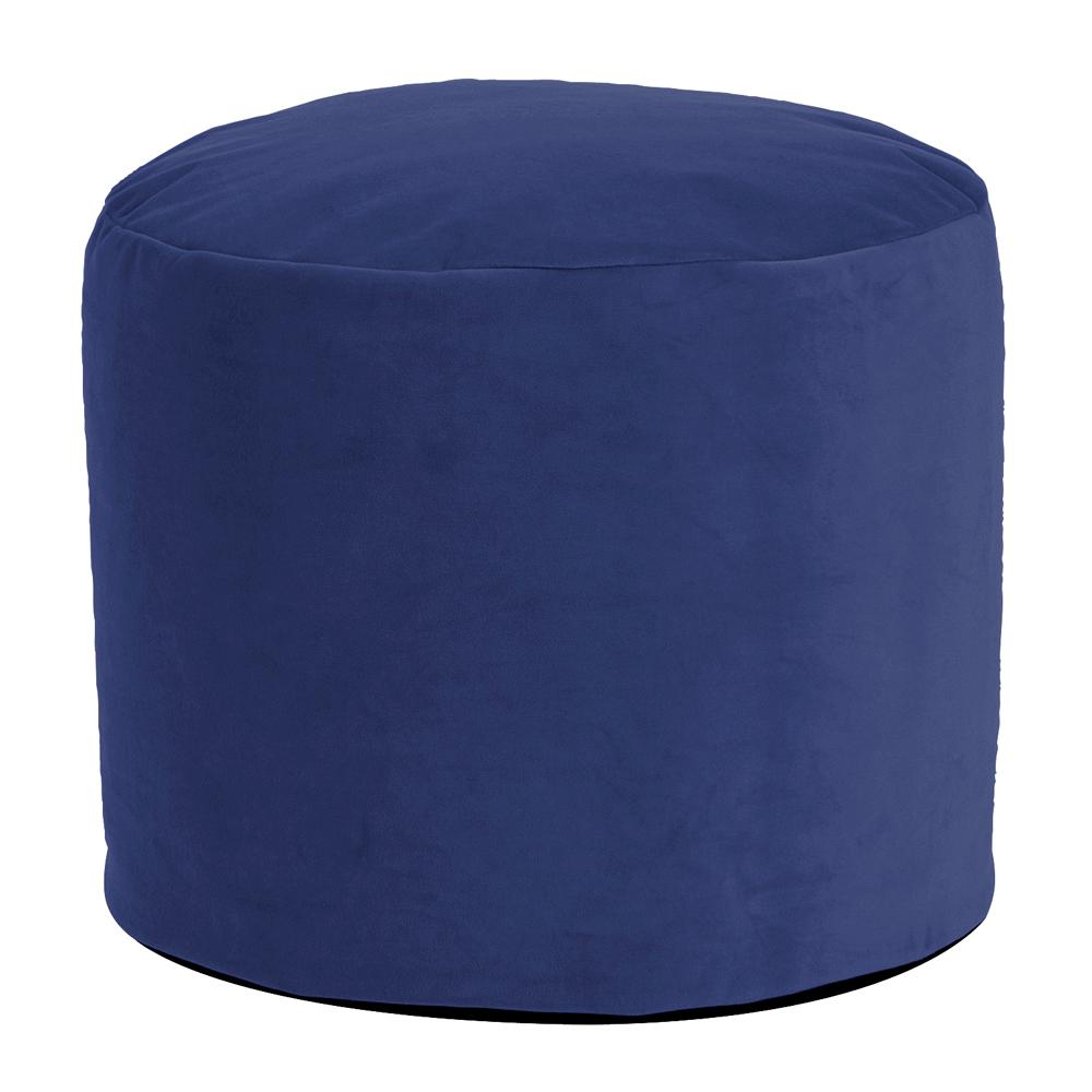 Square Pouf Bella Royal Blue Ottoman 873-972 - The Home Depot