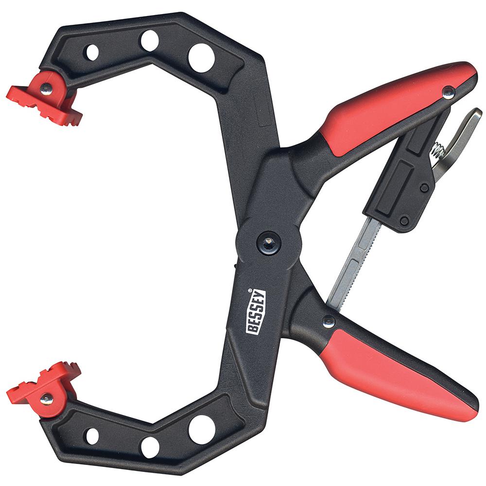 BESSEY 2 in. Capacity Square Jawed Ratcheting Hand Clamp-XCRG2 - The ...