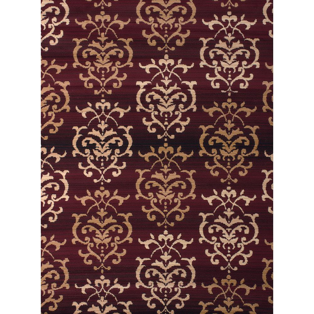 United Weavers United Weavers Contours La Chic Burgundy Accent Rug 1'10" x 2'8"510 21334 24