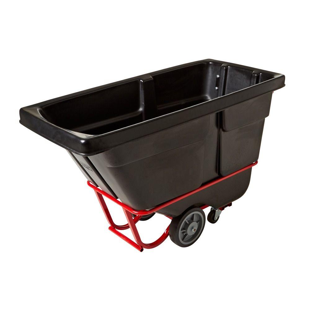 Rubbermaid Commercial Products 1/2 cu. yd. Heavy Duty Tilt Truck, Rotational Molded