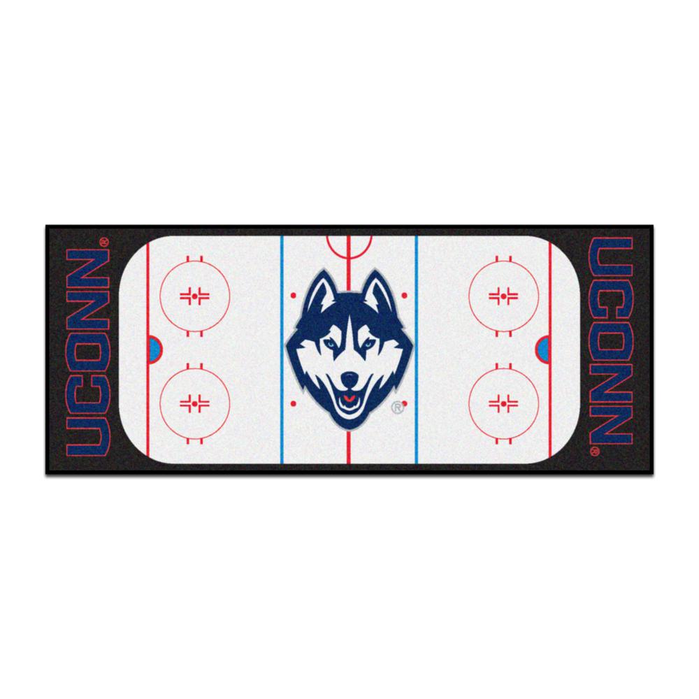 FANMATS NCAA University of Connecticut Huskies Vinyl Heavy Duty Car Mat