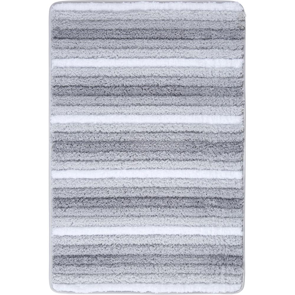 Home Dynamix Shabby Chic Duet Gray 24 In X 35 In Bath Mat 3 Dt03