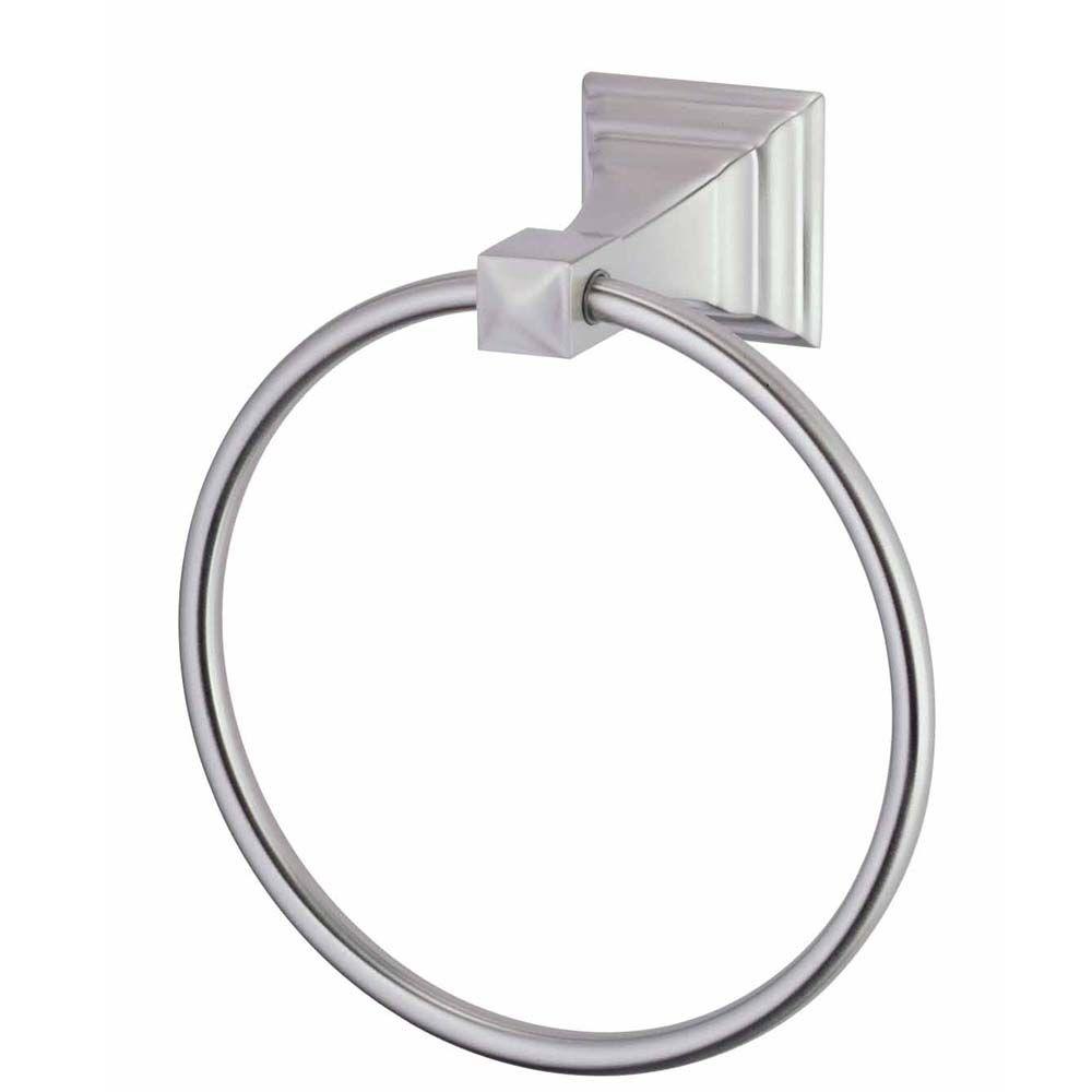 Pegasus Structure Towel Ring in Brushed NickelBAL50200BN The Home Depot