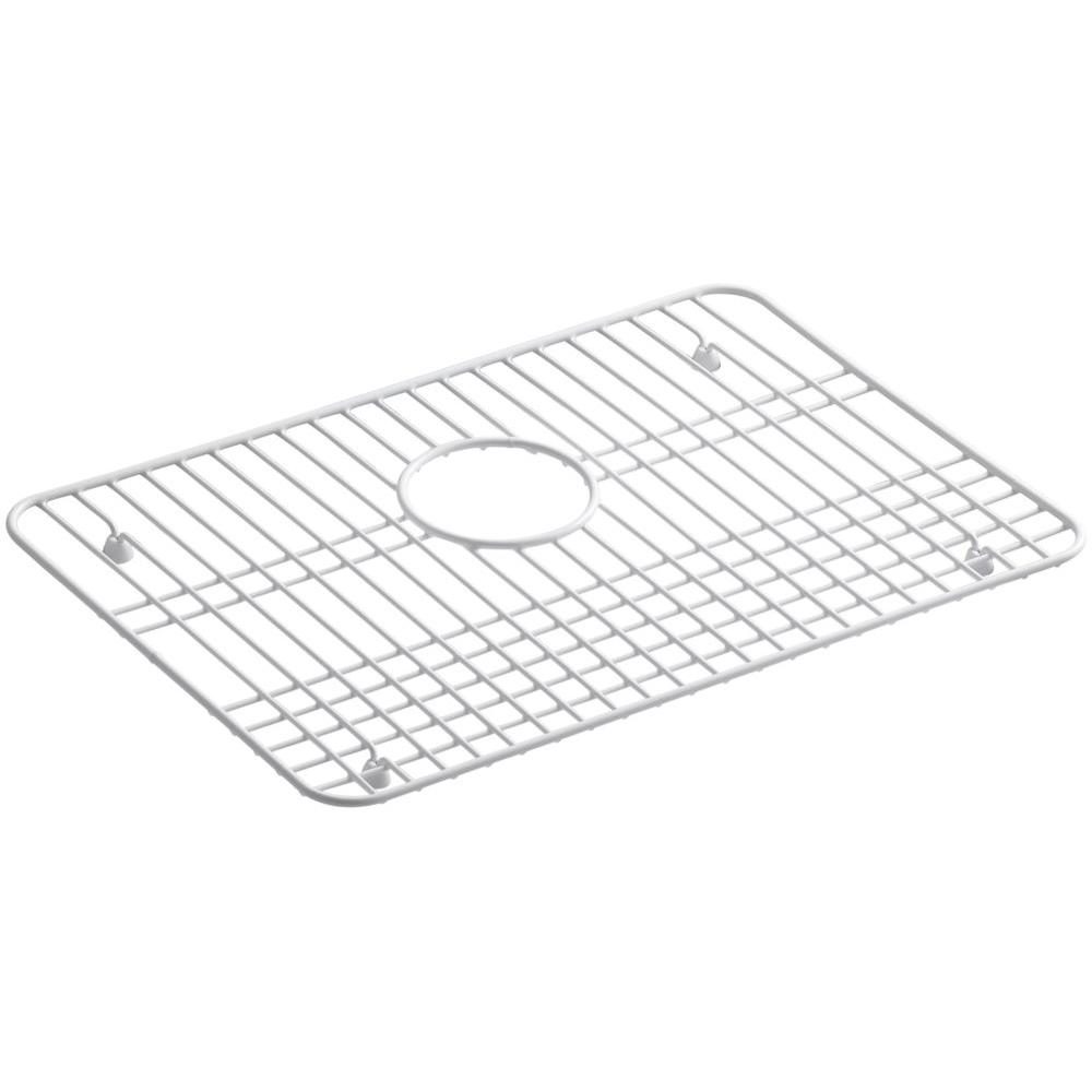 KOHLER Alcott 19.625 in. x 13.375 in. Sink Bowl Rack in Stainless Steel