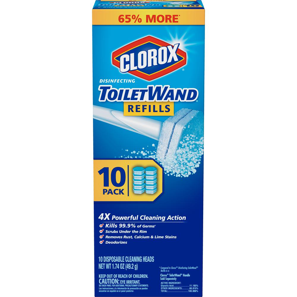 clorox toiletwand disposable toilet cleaning system with 6 refills