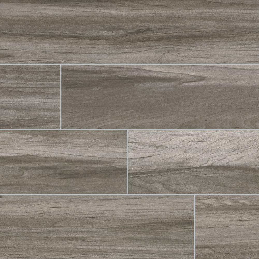 Msi Carolina Timber Grey 6 In X 36 In Glazed Ceramic Floor And