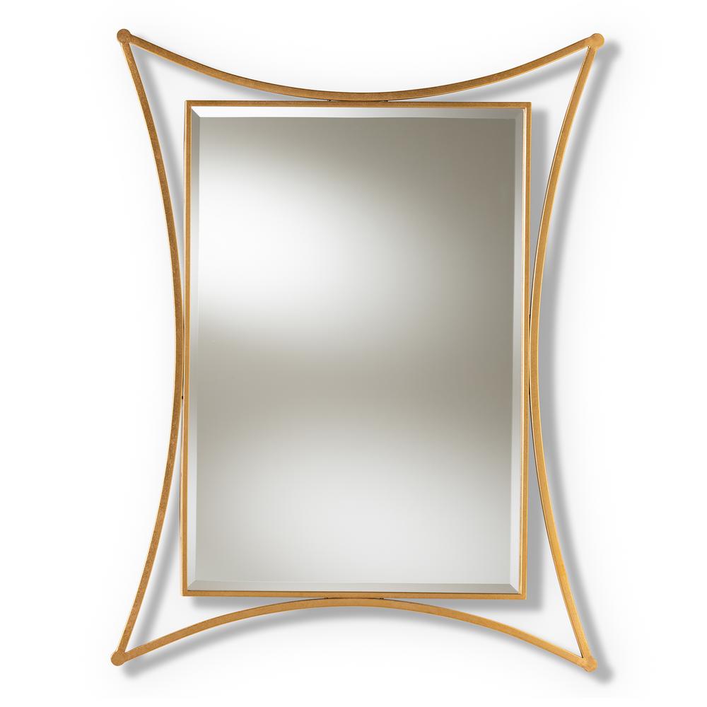 Baxton Studio Melia Antique Gold Wall Mirror 150 8897 Hd The Home Baxton Studio Melia Antique Gold Wall Mirror