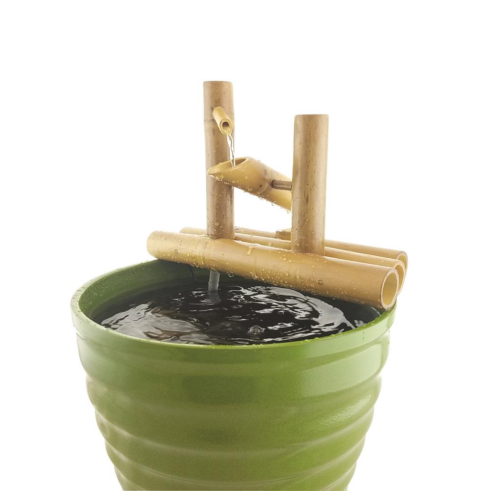 Lifegard Aquatics 18 inch Bamboo Rocking Fountain-Complete with Pump and tubing by Lifegard Aquatics