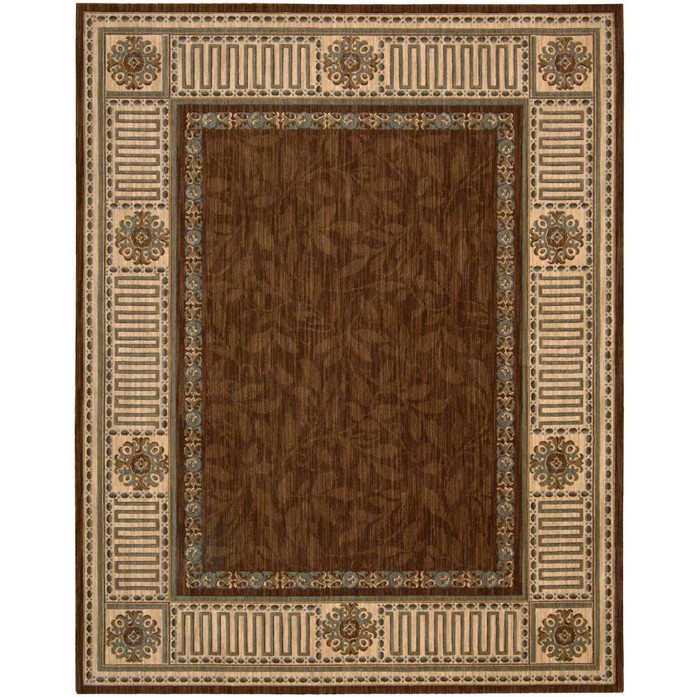 Nourison Vallencierre Brown 7 Ft 6 In X 9 Area Rug Nourison Vallencierre Brown 7 Ft 6 In X 9