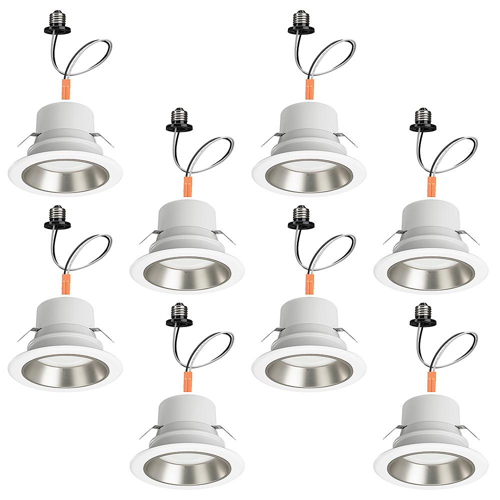 Commercial Electric 4 in. Selectable Integrated LED Recessed Trim Can