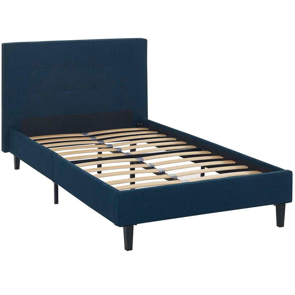 Modway Linnea Azure Twin Bed Mod 5422 Azu The Home Depot Modway Linnea Azure Twin Bed