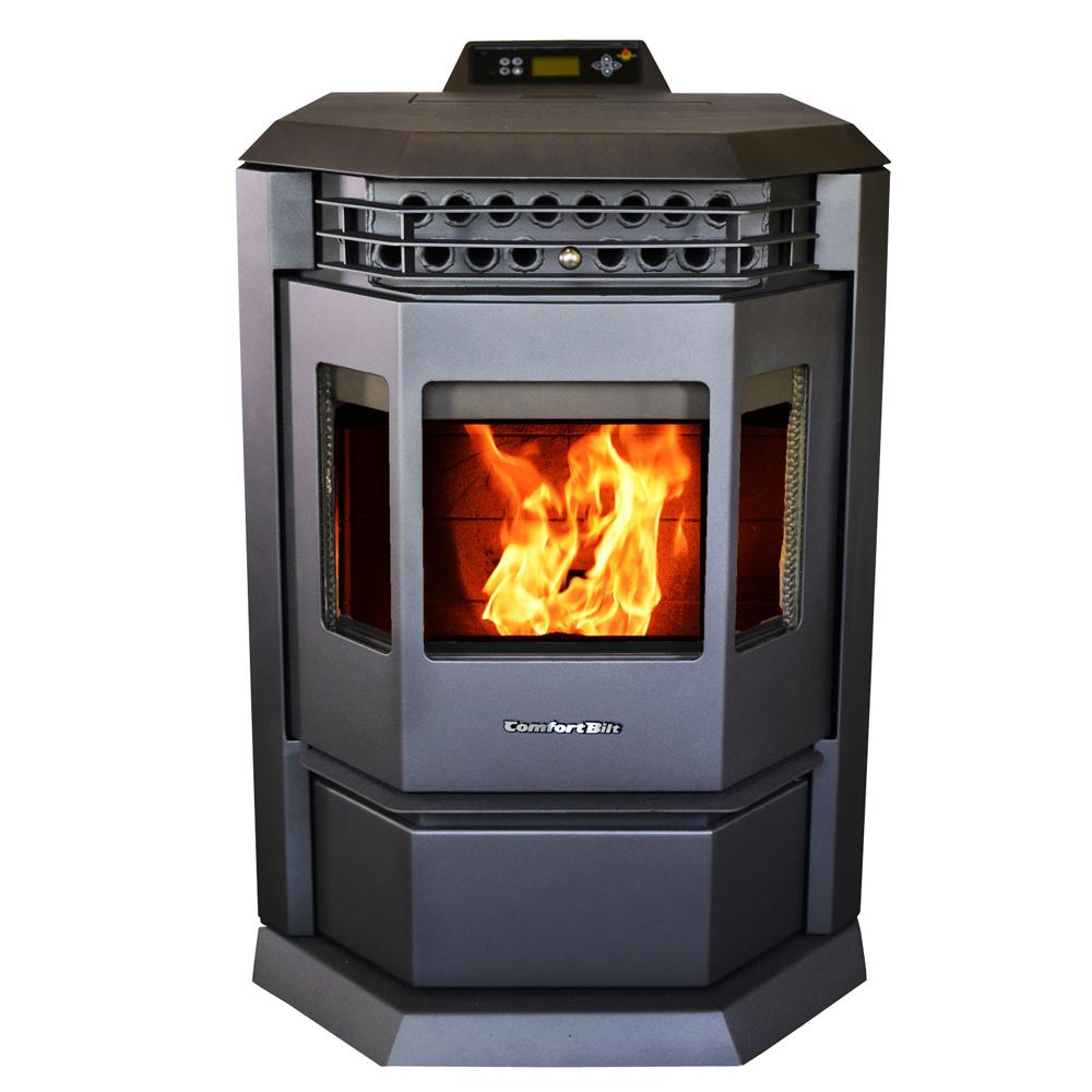 Castle 1 500 Sq Ft Pellet Stove With 40 Lb Hopper And Auto Epa Certified Pellet Stove With 55 Lbs Hopper And Auto