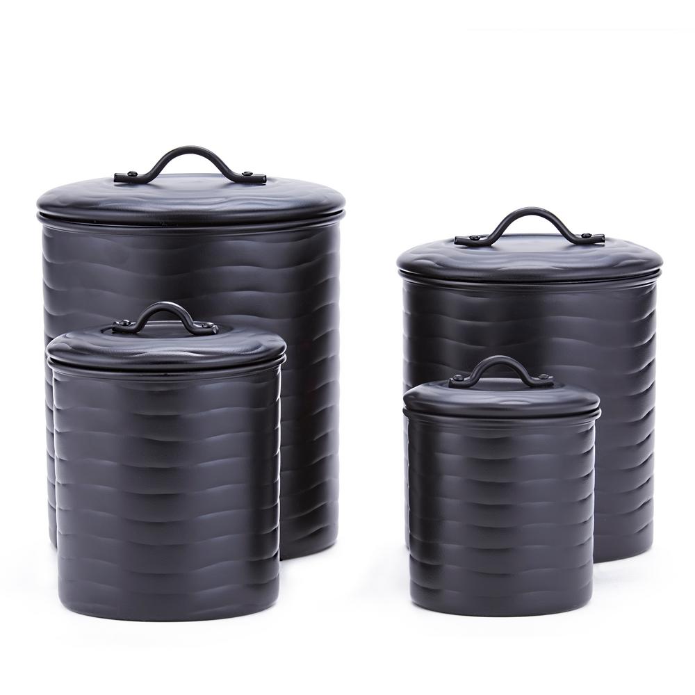 Black Old Dutch International Kitchen Canisters 2143mb 64 1000 