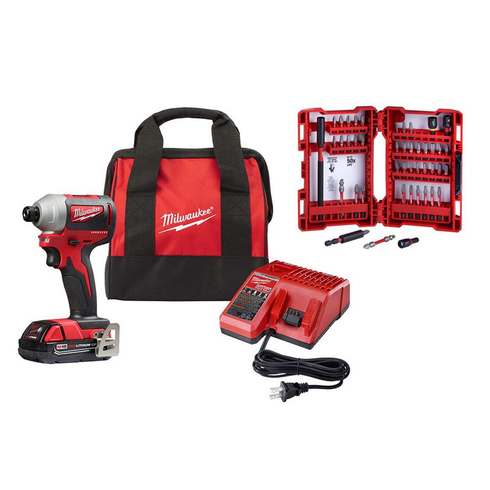 Milwaukee M18 FUEL 18-Volt Lithium-Ion Brushless 16-Gauge Cordless ...