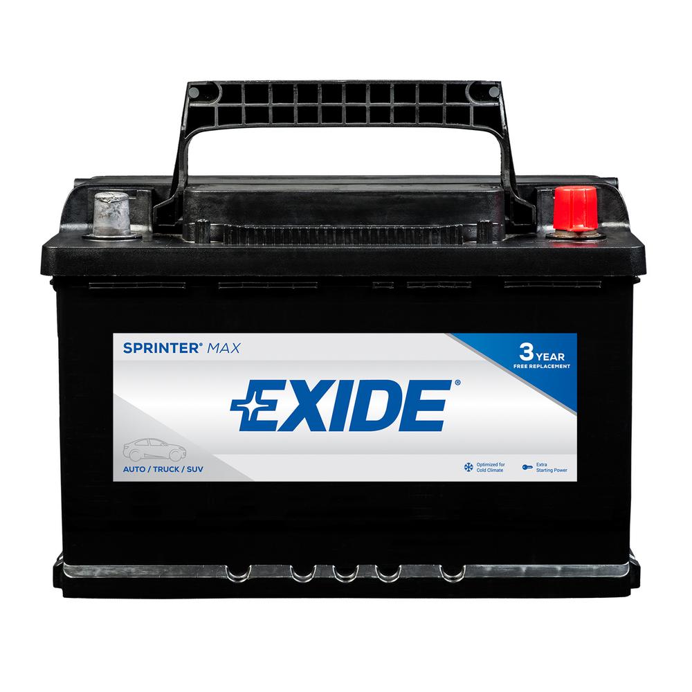 Exide Automotive Battery Application Chart