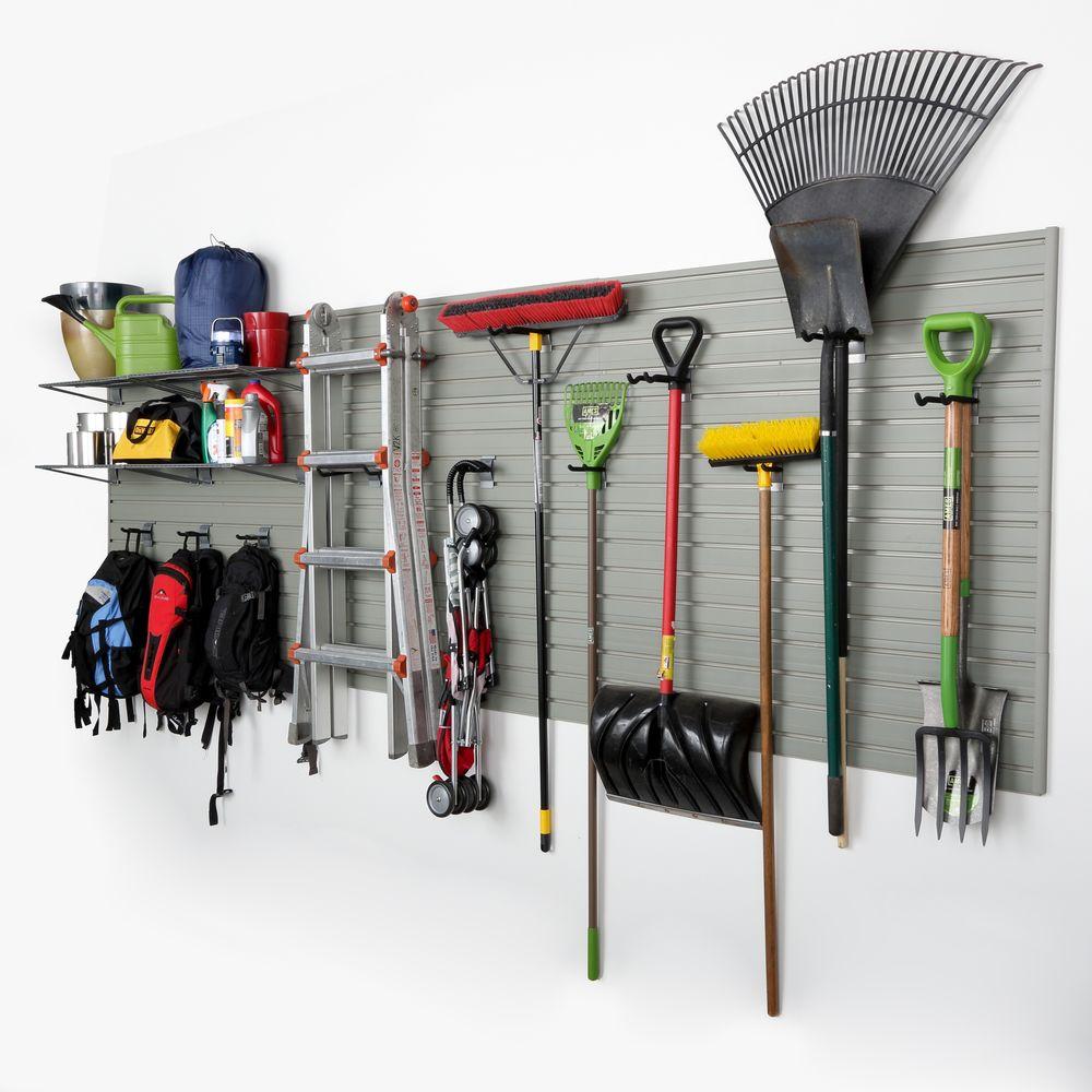 Slatwall Panels Garage Wall Organization The Home Depot - Garage Slatwall Accessories Canada Slatwall Panels Garage Wall Organization The Home Depot - Garage Slatwall Accessories Canada