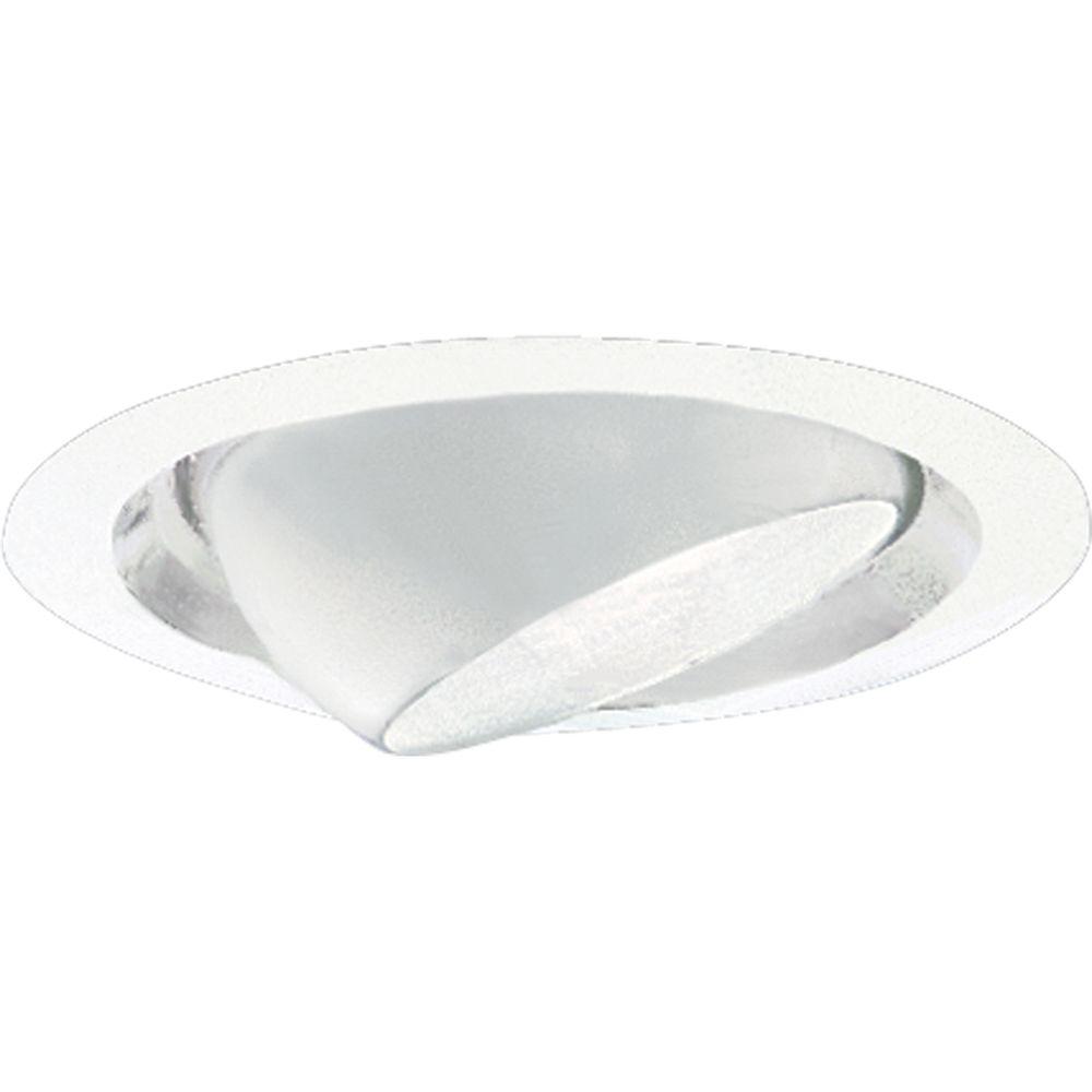 Progress Lighting 6 In White Recessed Eyeball Trim P8076 28 The Progress Lighting 6 In White Recessed Eyeball Trim