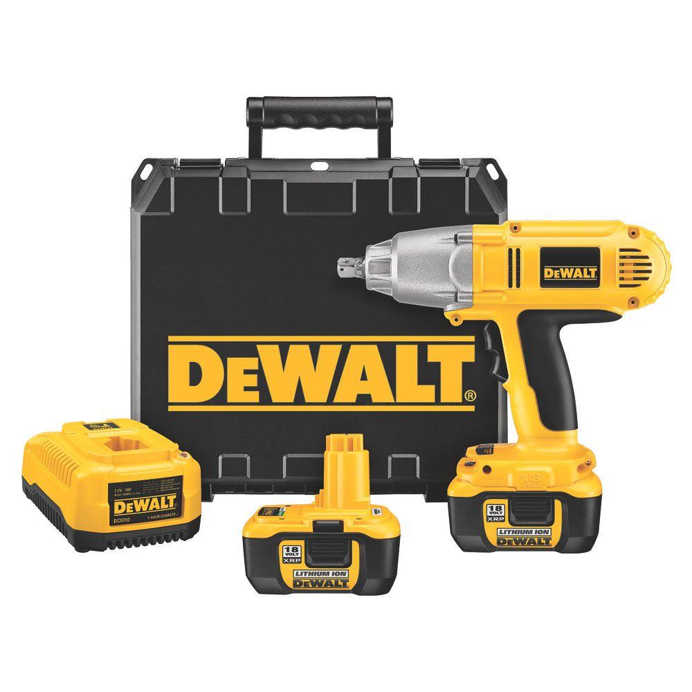 UPC 885911186179 product image for DEWALT Tool Sets 18-Volt XRP Li-lon Cordless 1/2 in. High Torque Impact Wrench K | upcitemdb.com