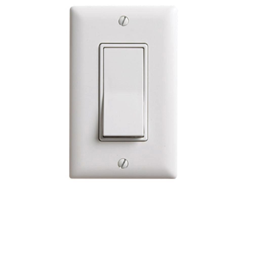 Pass & Seymour Decorator Specialty Single Pole Momentary Switch White