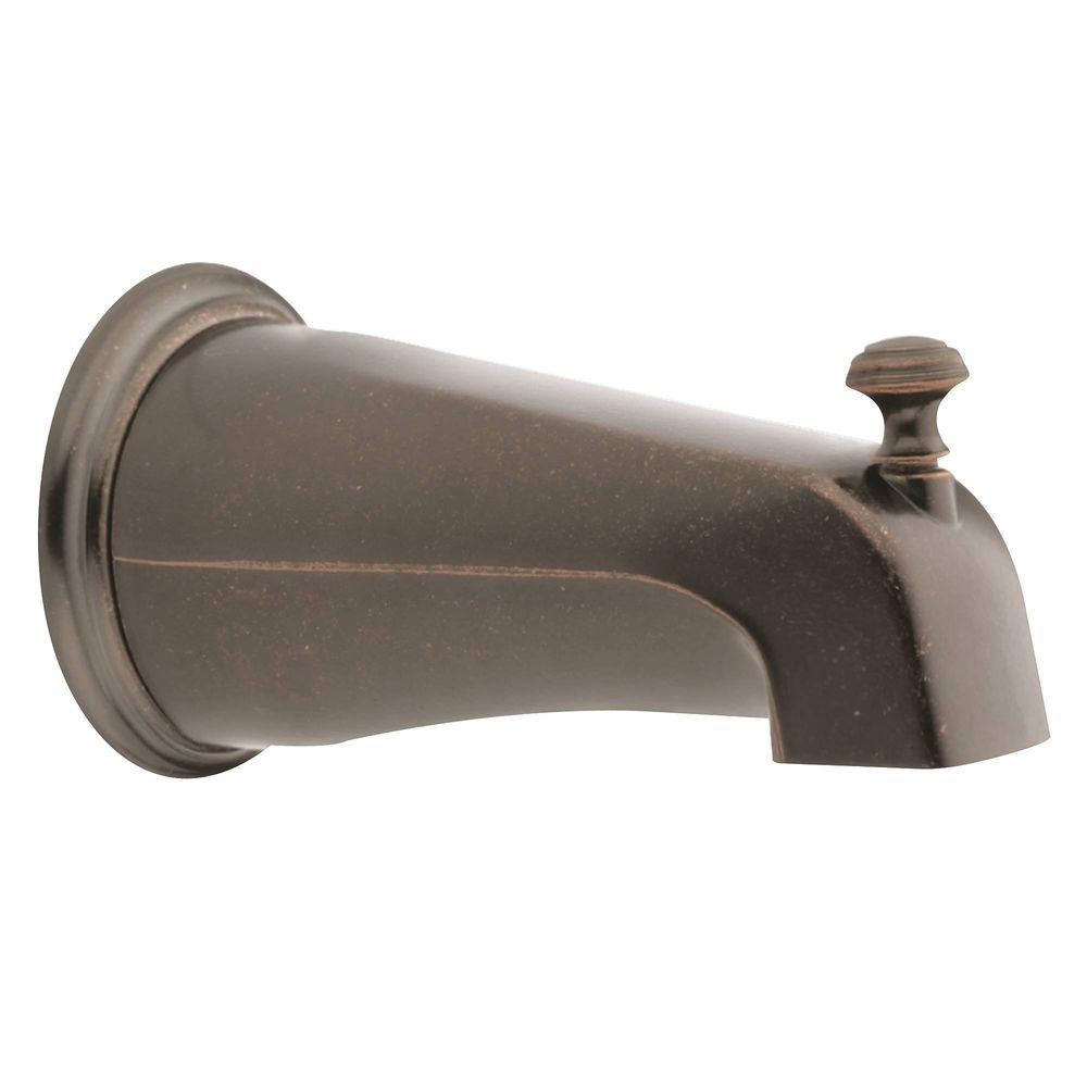 moen rubbed spout diverter monticello spouts remodeling depot