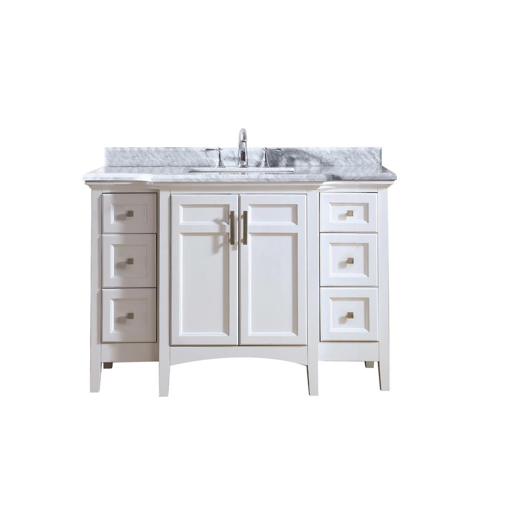 Ari Kitchen and Bath Marina 36 in. Single Bath Vanity in Driftwood with