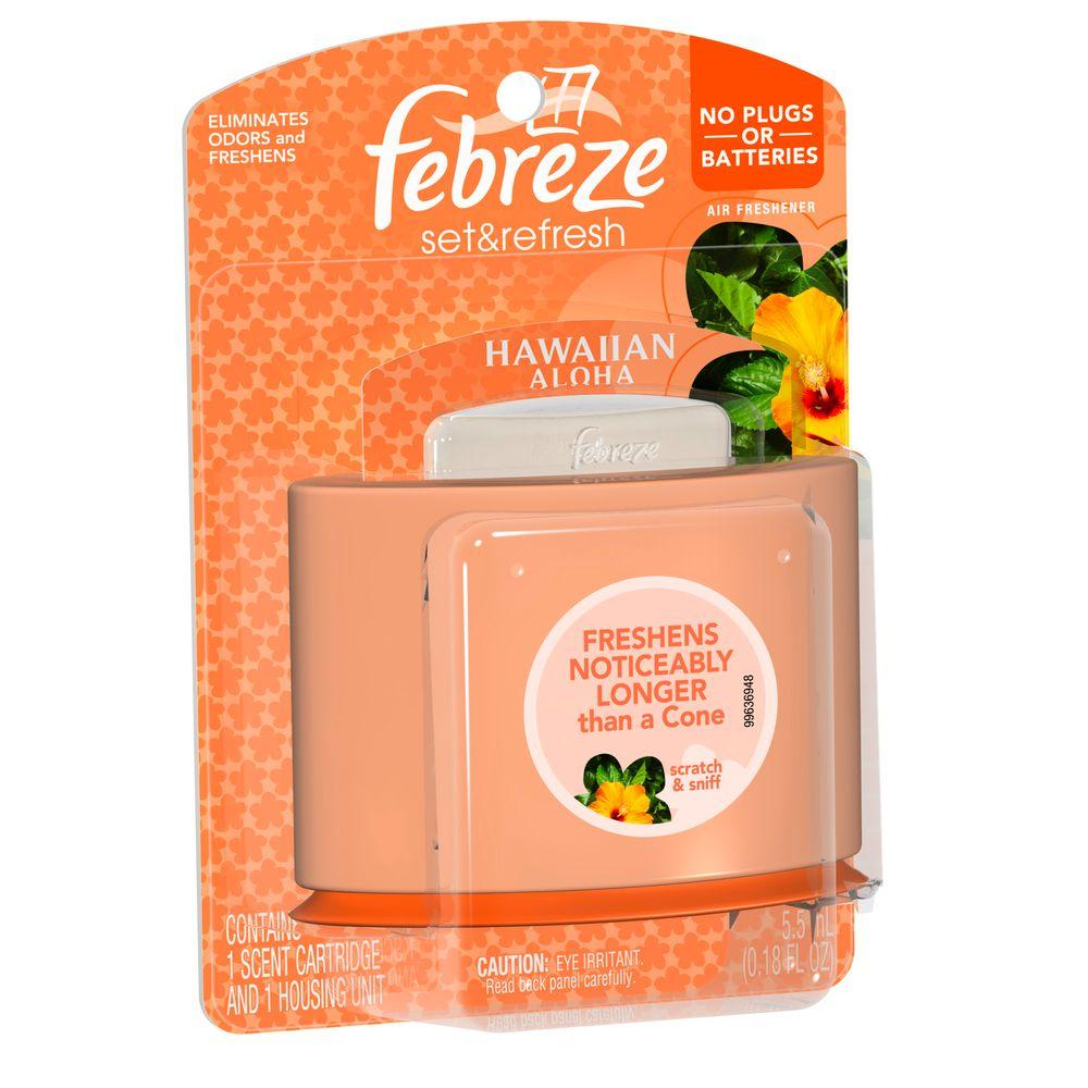 Febreze Set and Refresh 0.18 oz. Hawaiian Aloha Cartridge Air ... Febreze Set and Refresh 0.18 oz. Hawaiian Aloha Cartridge Air ...