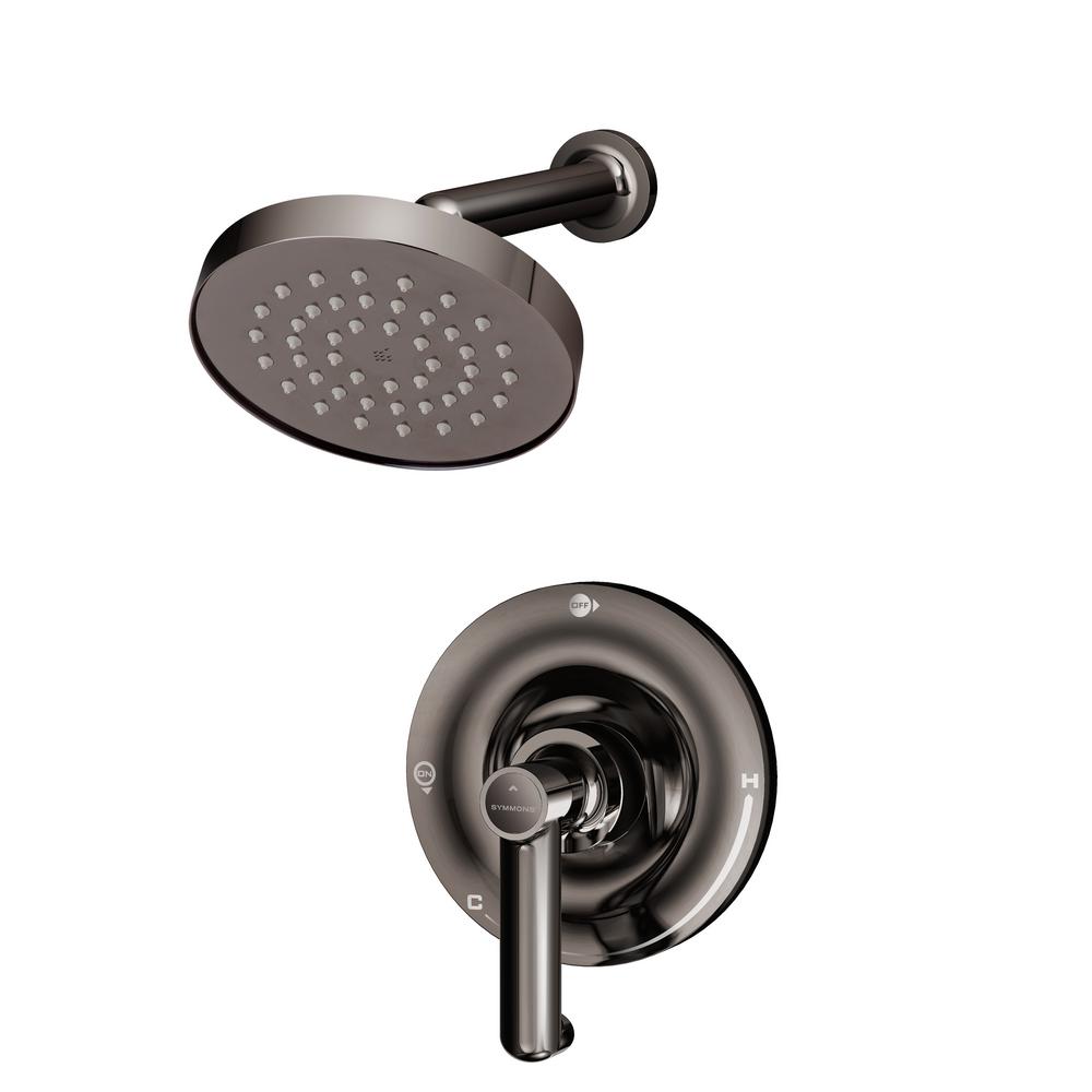 Symmons 5301-STN Museo Single Handle Shower Faucet in Satin Nickel,