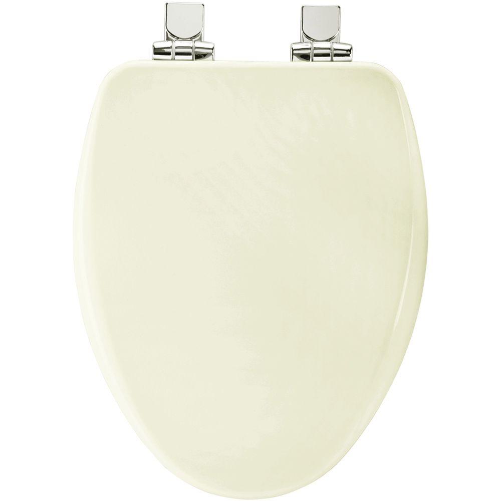 Church Elongated Closed Front Toilet Seat in Biscuit18170CHSL 346 The Home Depot