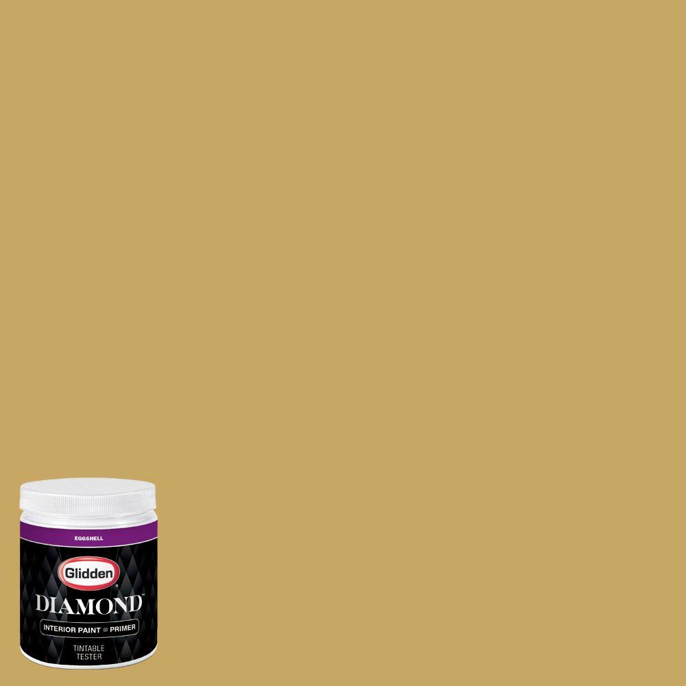 Glidden Diamond 8 oz. #HDGY47D Deep Golden Straw Eggshell Interior ...