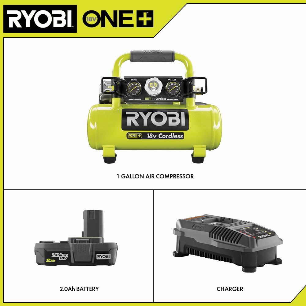RYOBI Portable Air Compressors Air Compressors The Home Depot